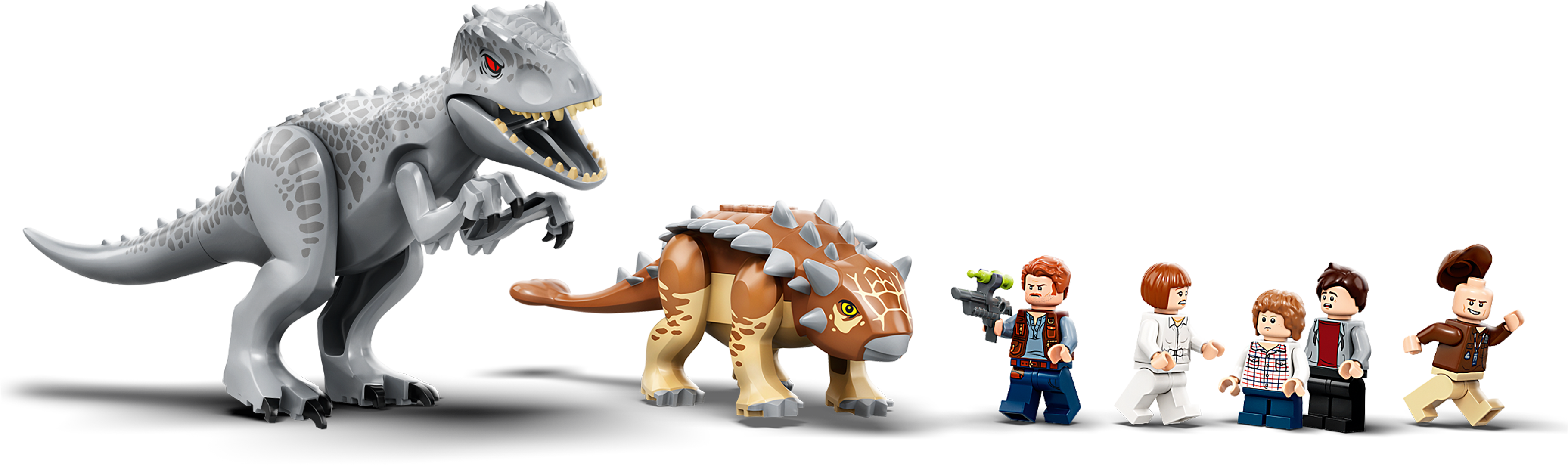 2020 Neu Jurassic Park Dinosaur World Minifigures Tyrannosaurus Indominus Rex 