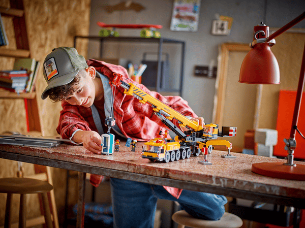 Yellow Mobile Construction Crane - Image 10