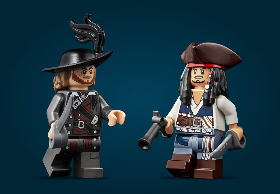 Captain Jack Sparrow Steam Lego Pirates Of The Caribbean The
