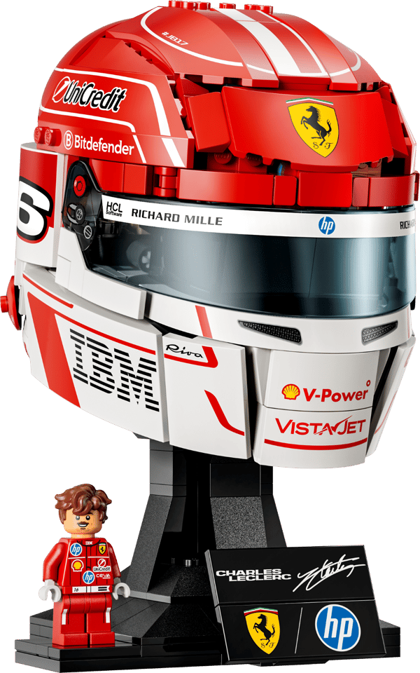 LEGO 43014 Scuderia Ferrari HP Casque de Charles Leclerc