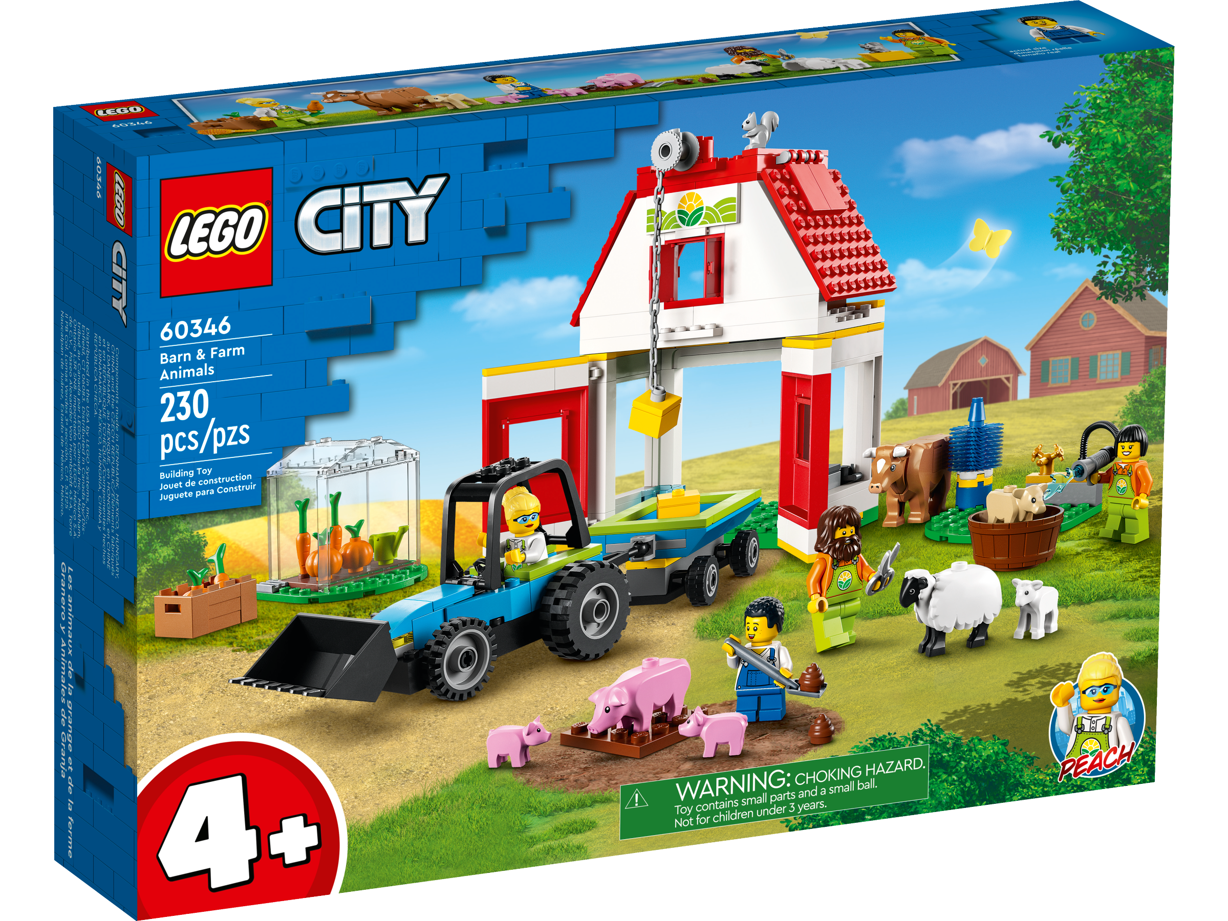 5 verschiedene Tiere Lego City-Tiere 