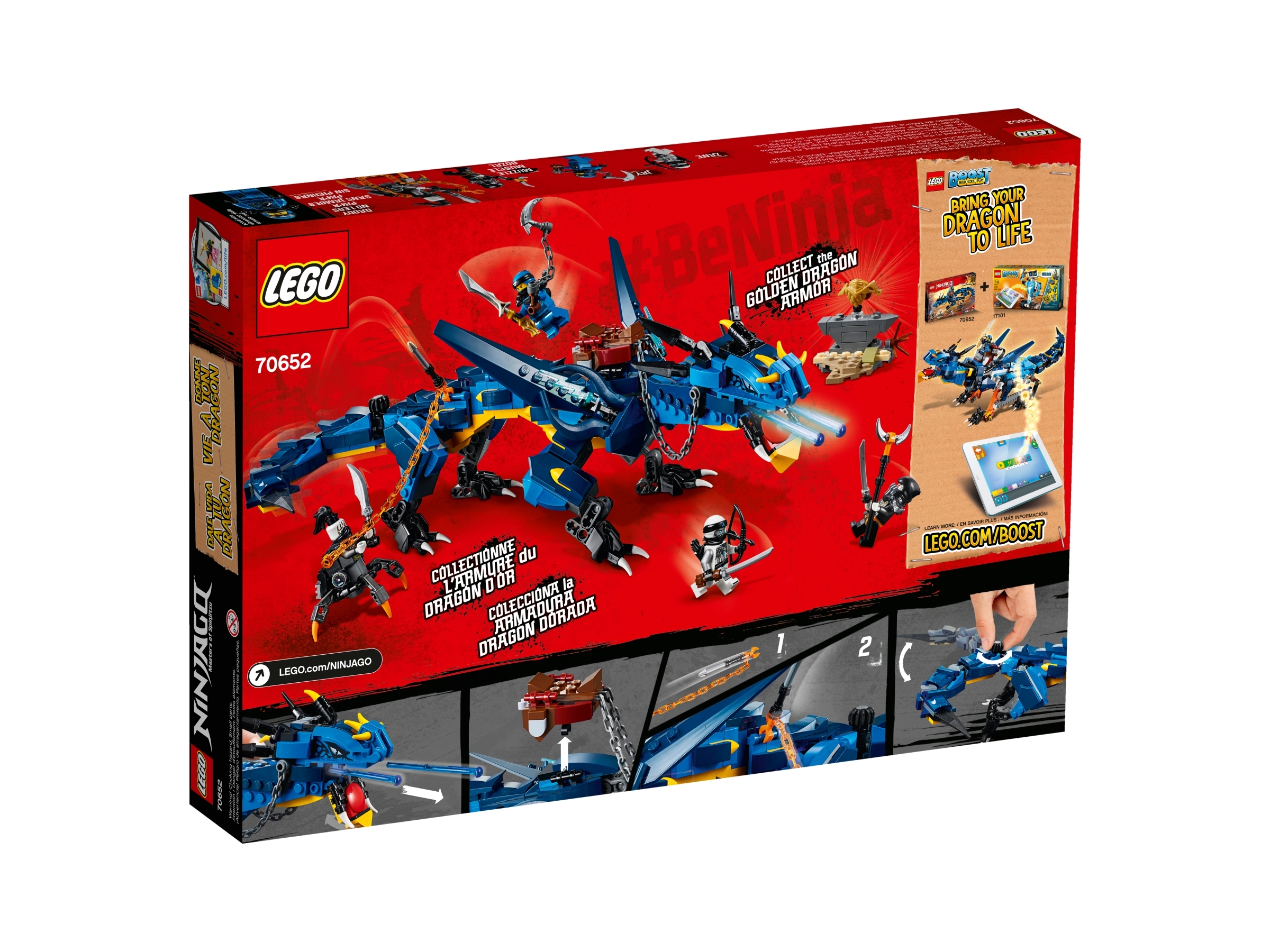 LEGO NINJAGO 70652 MASTERS OF SPINJITZU STORMBRINGER JAY ONLY 