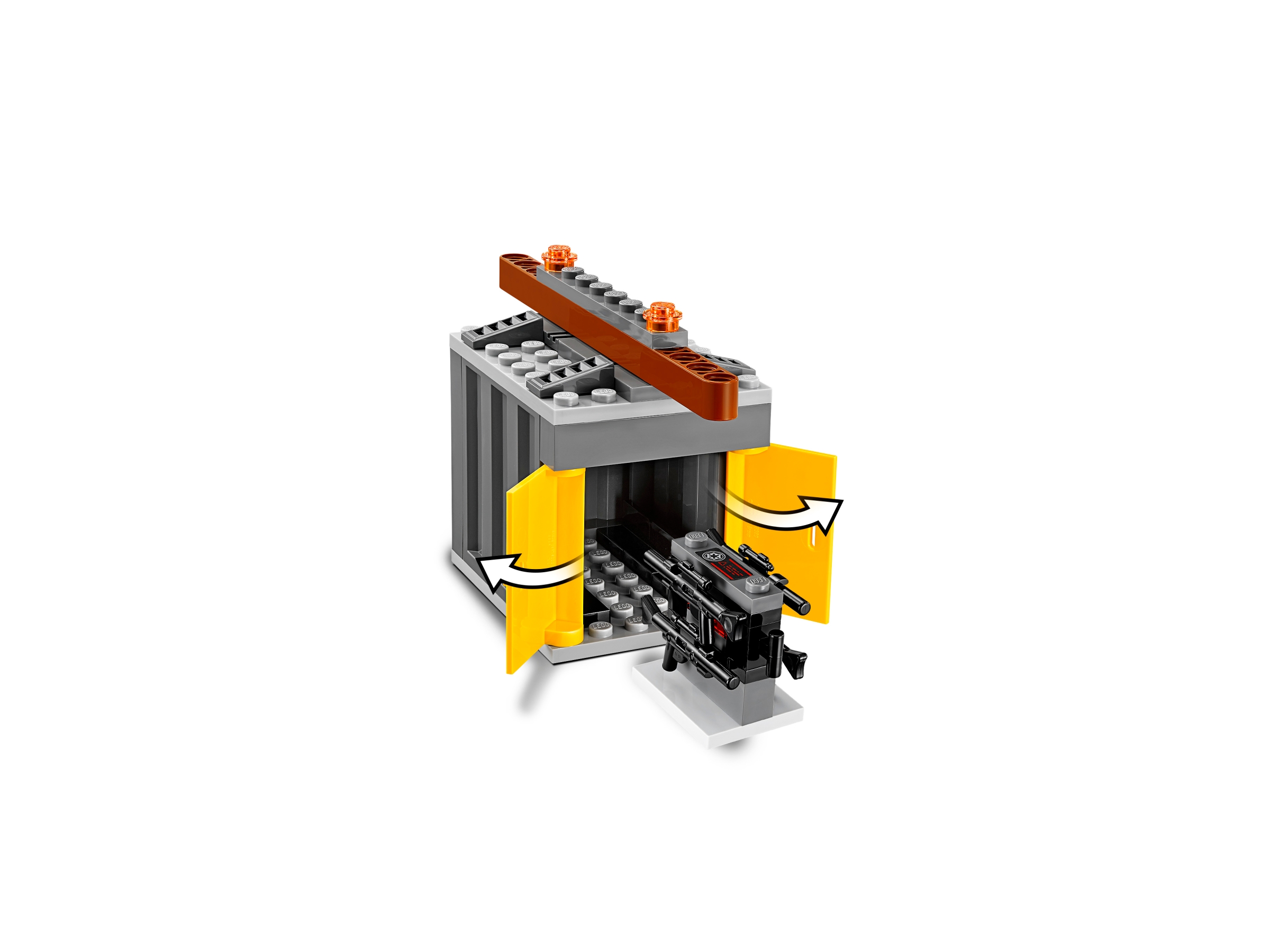 Raro Lego Star Wars 75219 at-Hauler Rio Durant Minifigura & Blaster-Original