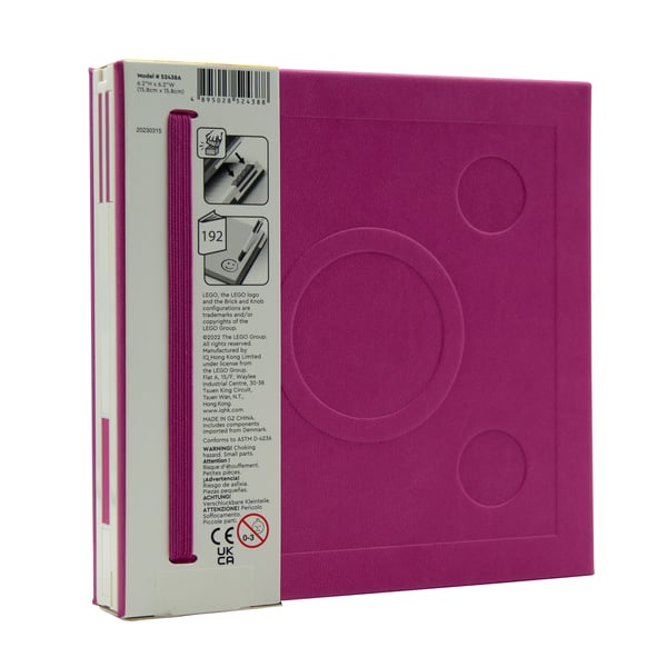 LEGO 5008306 Carnet et stylo à encre gel – Violet — visuel 3 sur 3