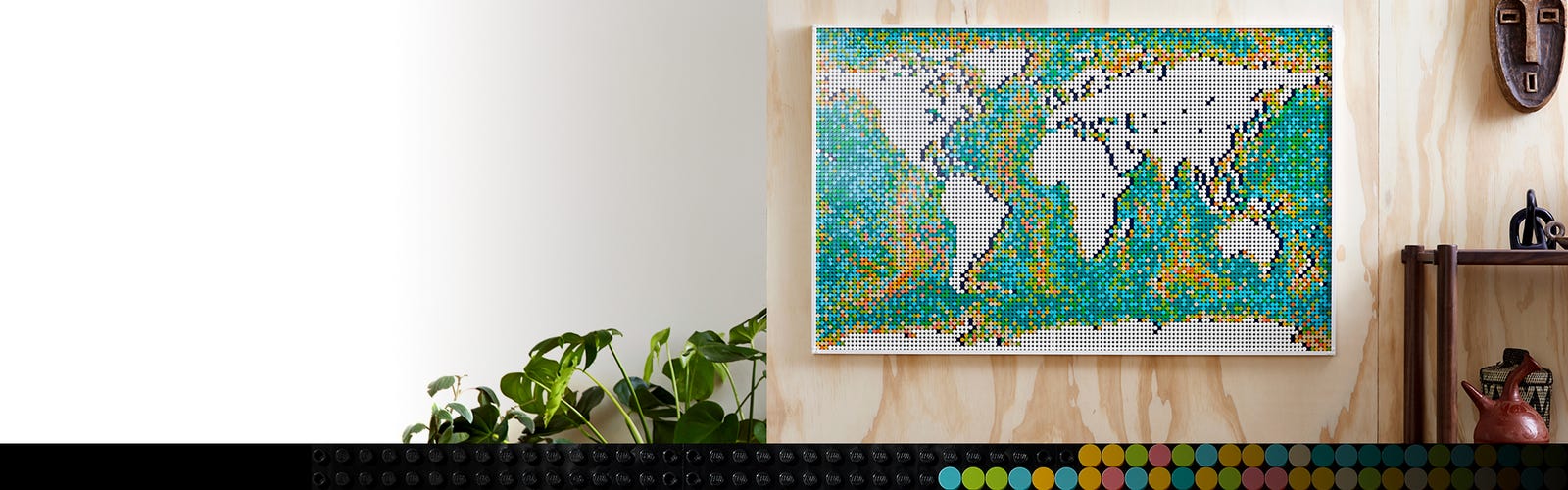 World Map 31203 | Art | Buy online at the Official LEGO® Shop US