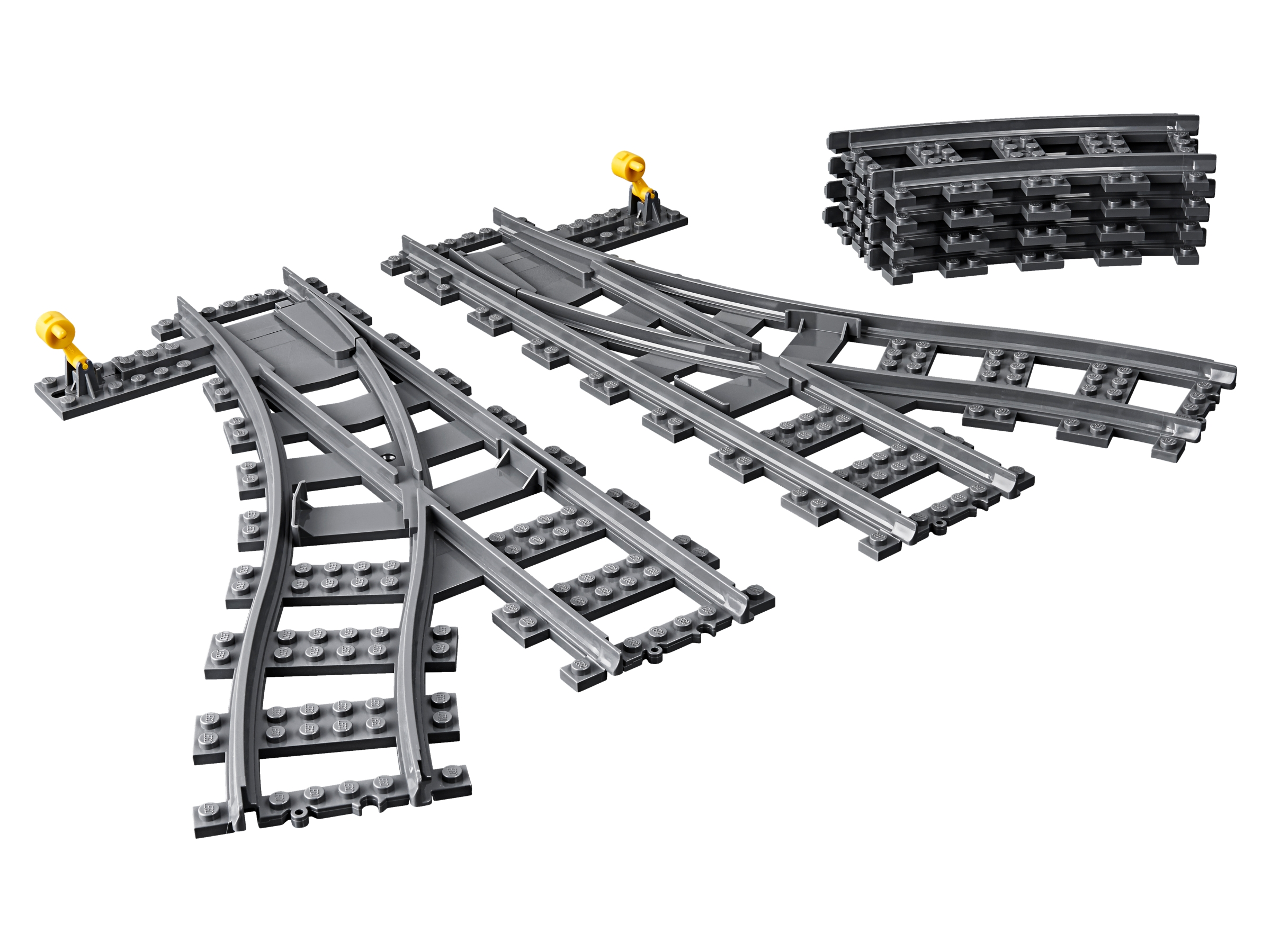 Lego Duplo Train Track Curved Dark Gray 6 