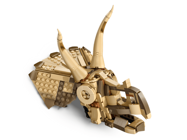 LEGO 76969 Les fossiles de dinosaures : le crâne du tricératops — visuel 3 sur 8