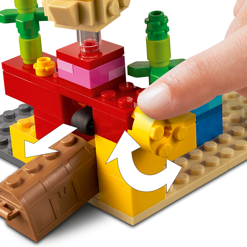 Rafa koralowa 21164 Minecraft® Oficjalnym sklepie LEGO® PL