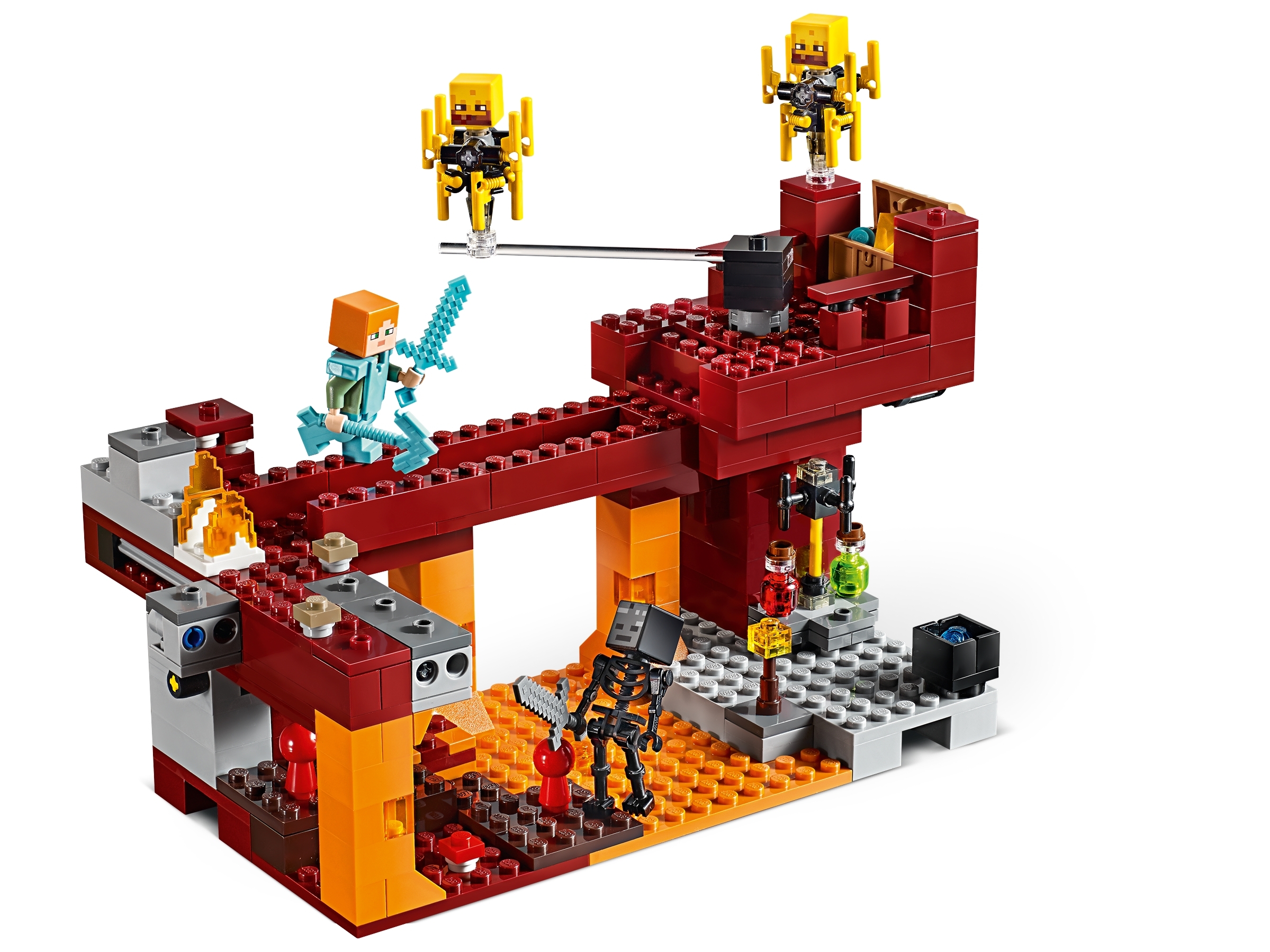for sale online LEGO The Blaze Bridge Minecraft 21154 