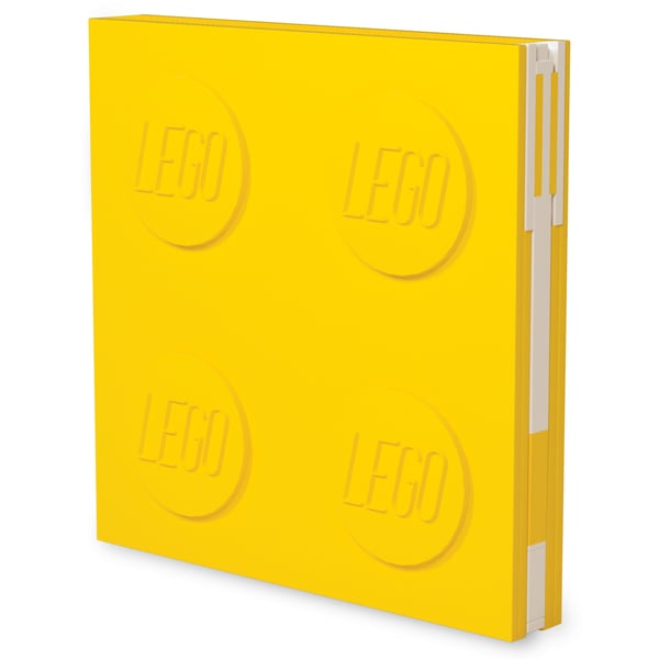 LEGO 5009065 Carnet avec verrou et stylo à encre gel – Jaune