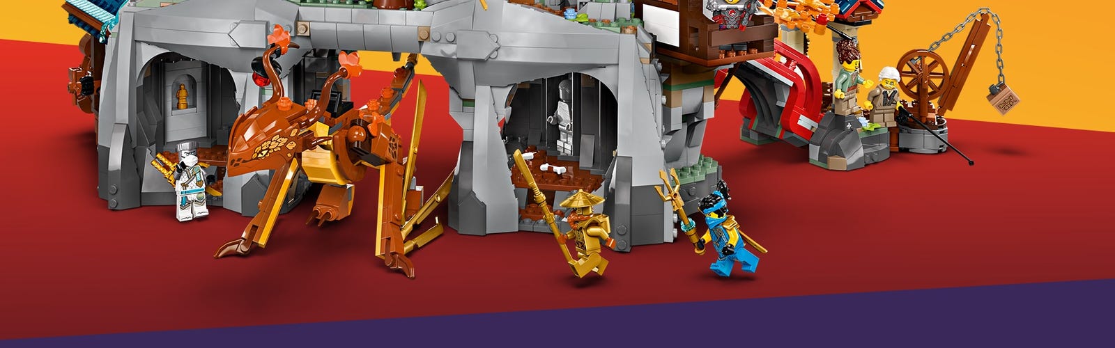 Ninjago Dragons Rising Lego Ninjago Arena Tournament Temple City