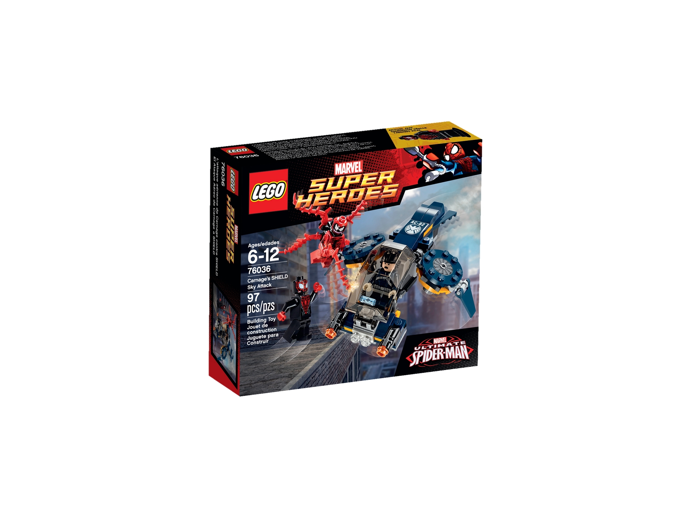 LEGO Super Heroes 76036 Carnage's Shield Sky Attack Set In New Box Sealed #76036 