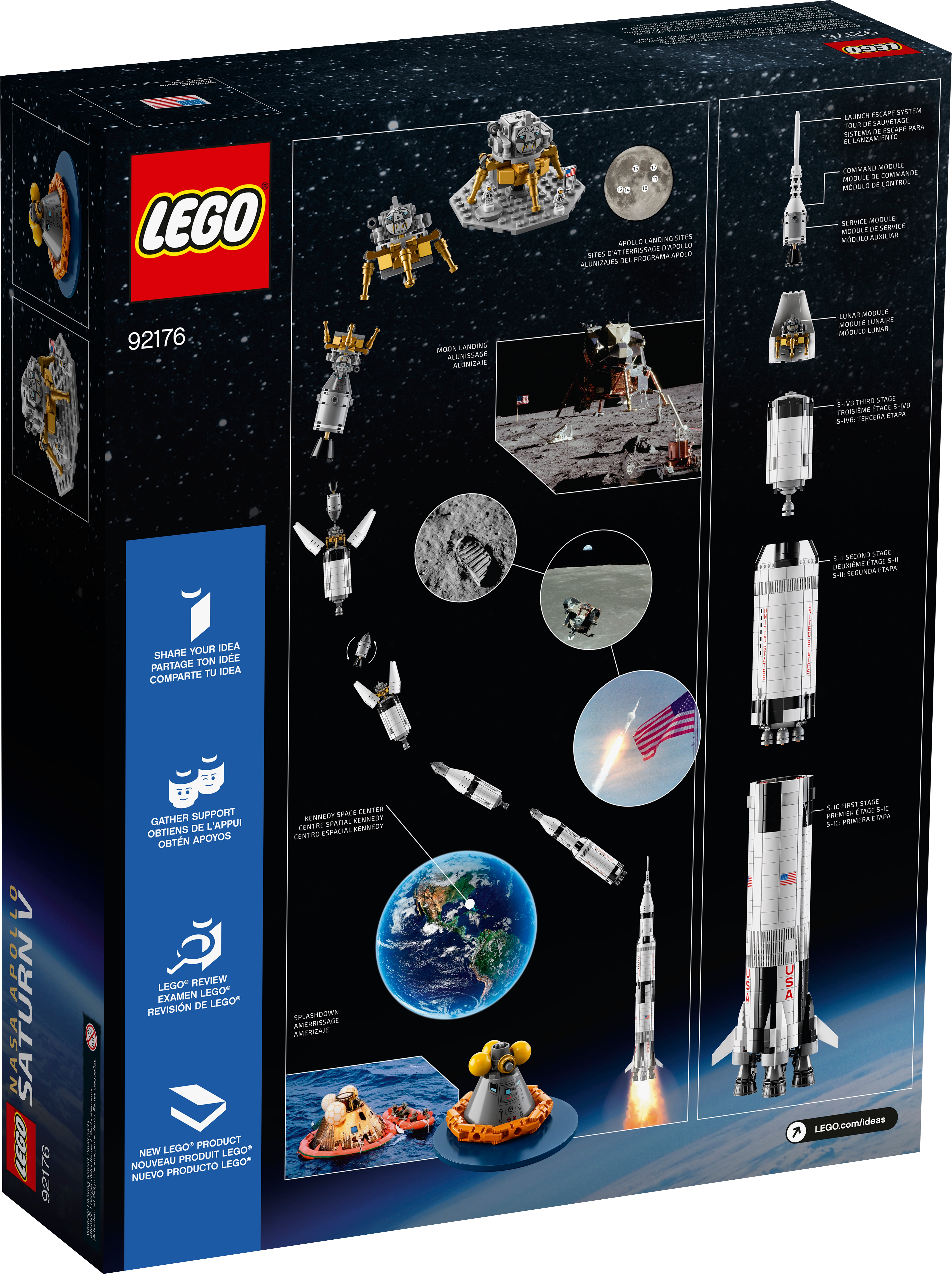 LEGO® NASA Apollo Saturn 92176 | Ideas Buy online at the Official LEGO® Shop US