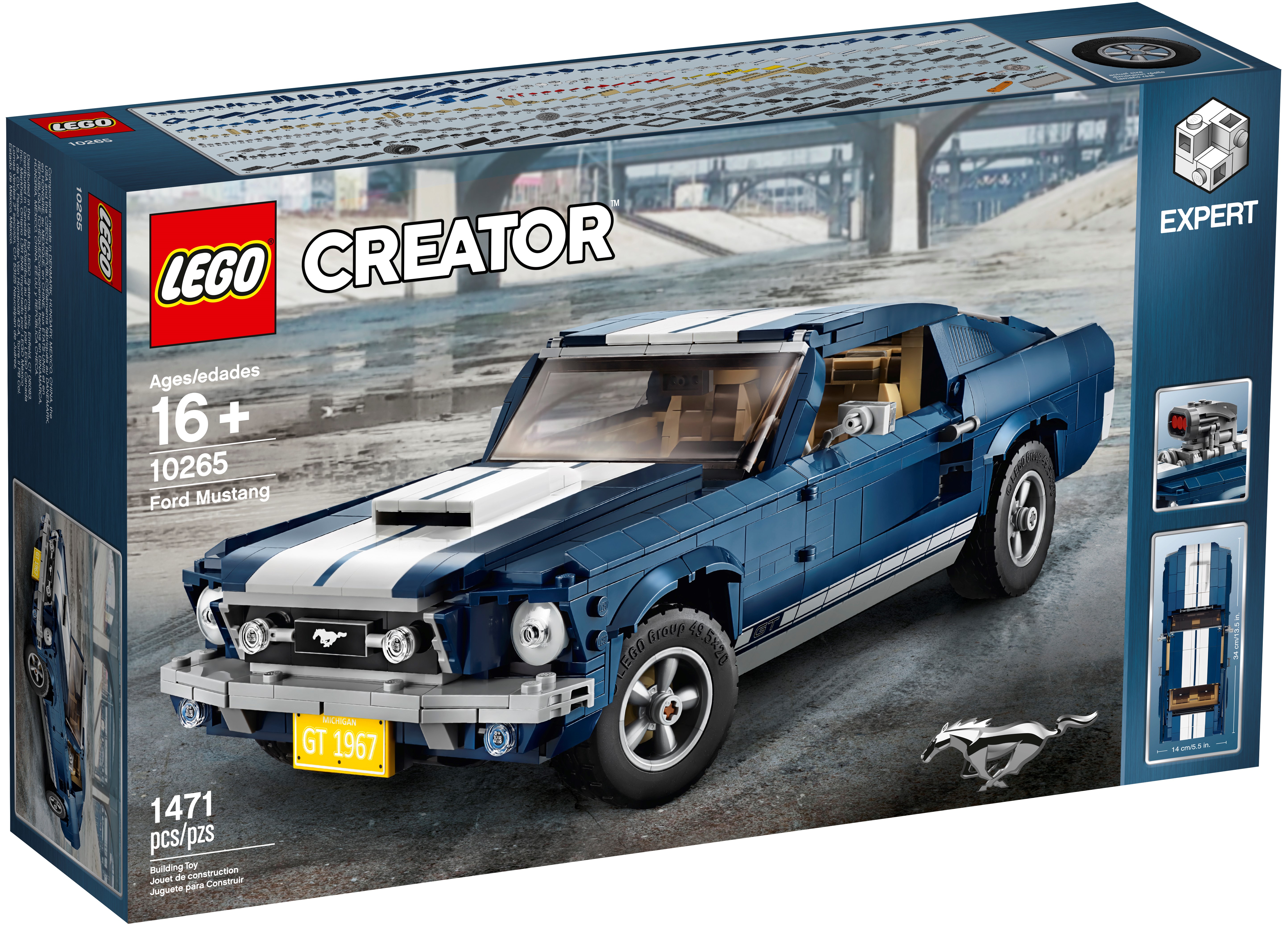 LEGO® Ford Mustang GT 10265 Light Kit – Light My Bricks USA