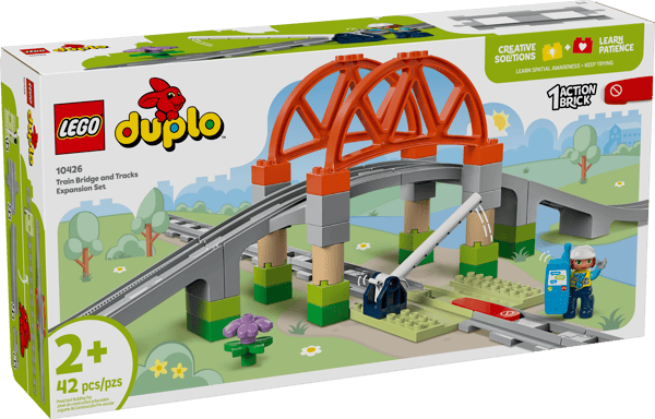 LEGO 10426 Set d'extension : Les rails et le pont du train — visuel 2 sur 8