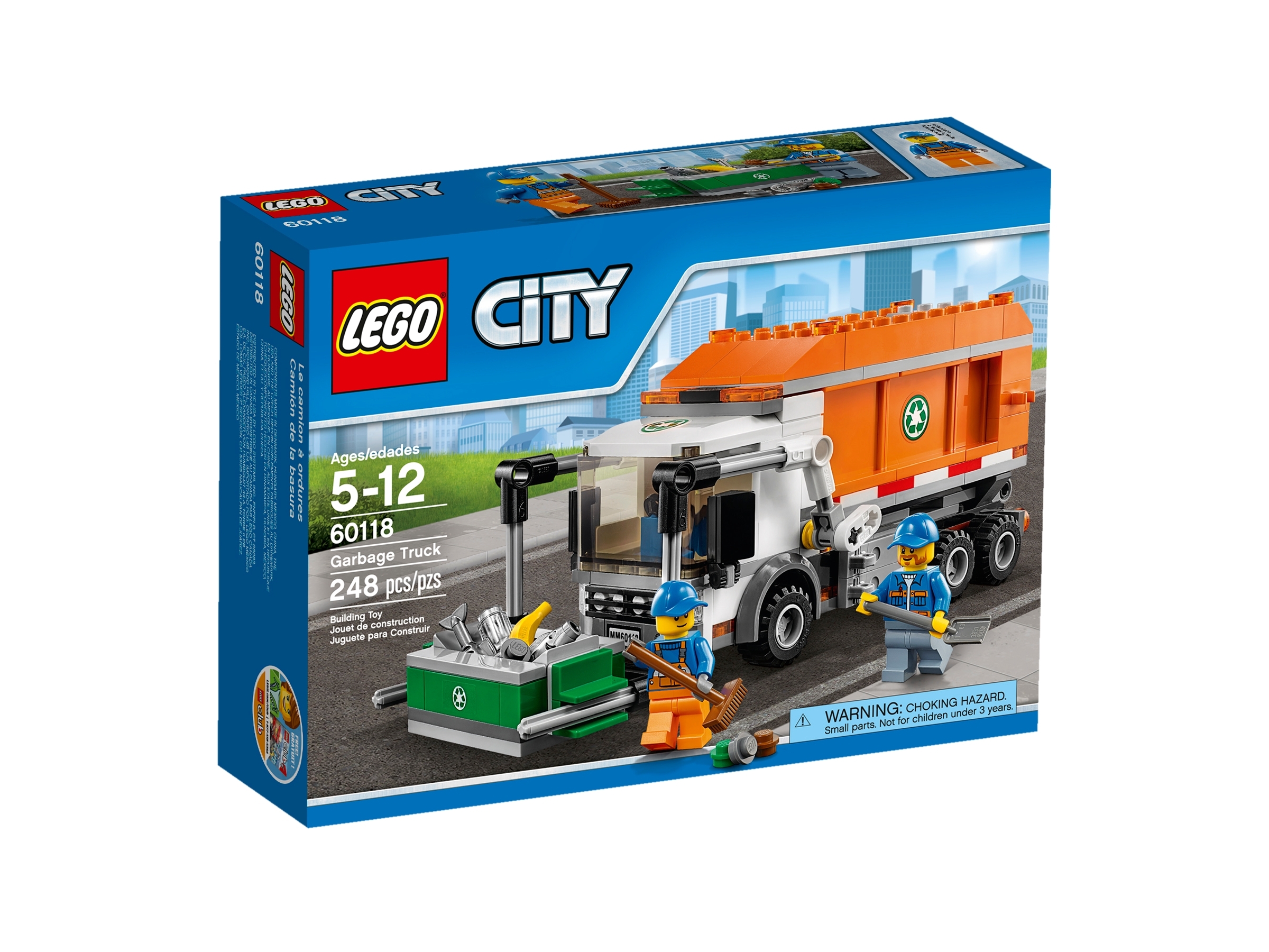 Skraldevogn 60118 | City Officiel LEGO® Shop DK