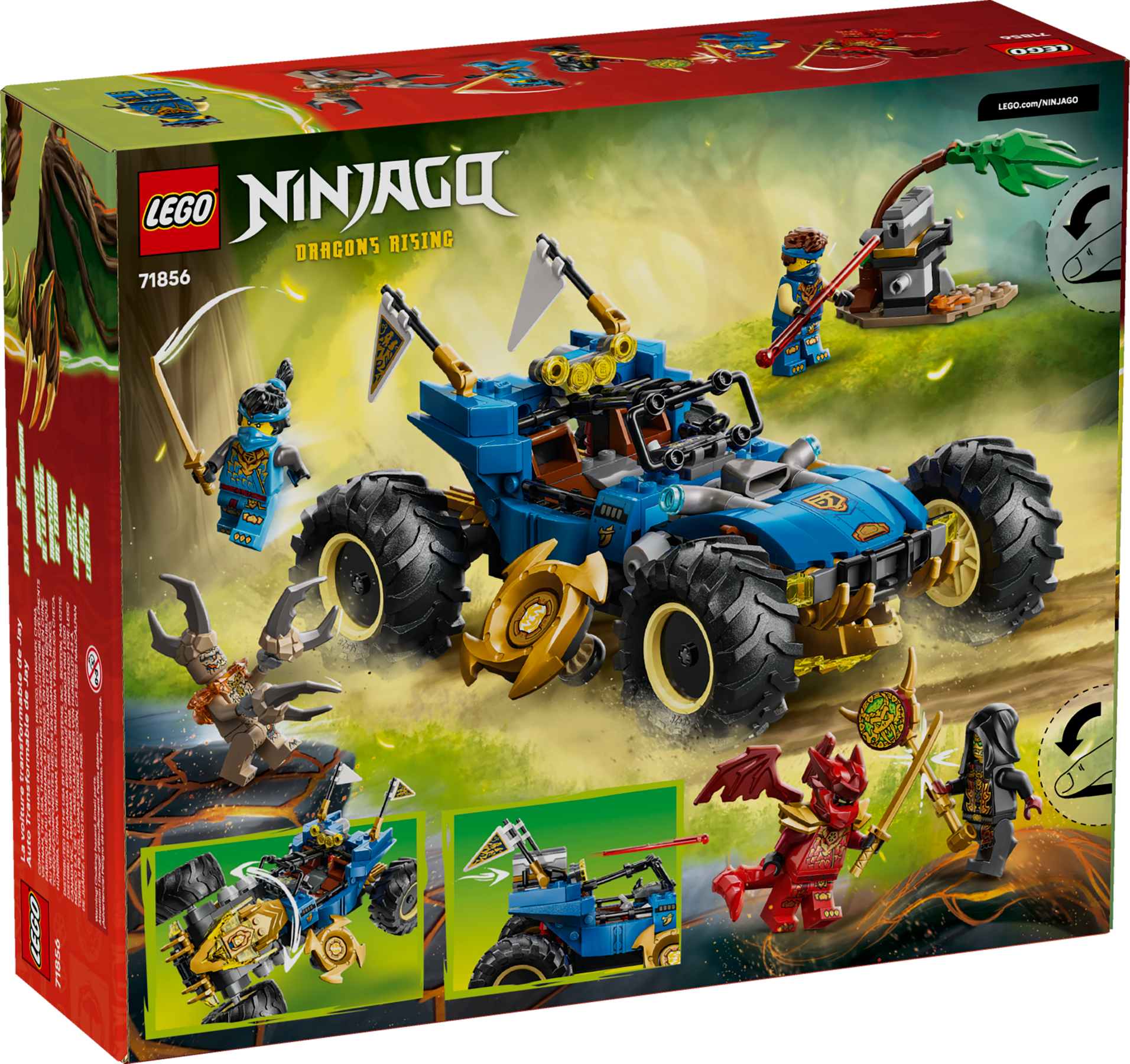 Jays Transformationsflitzer 71856 | NINJAGO® | Offizieller LEGO