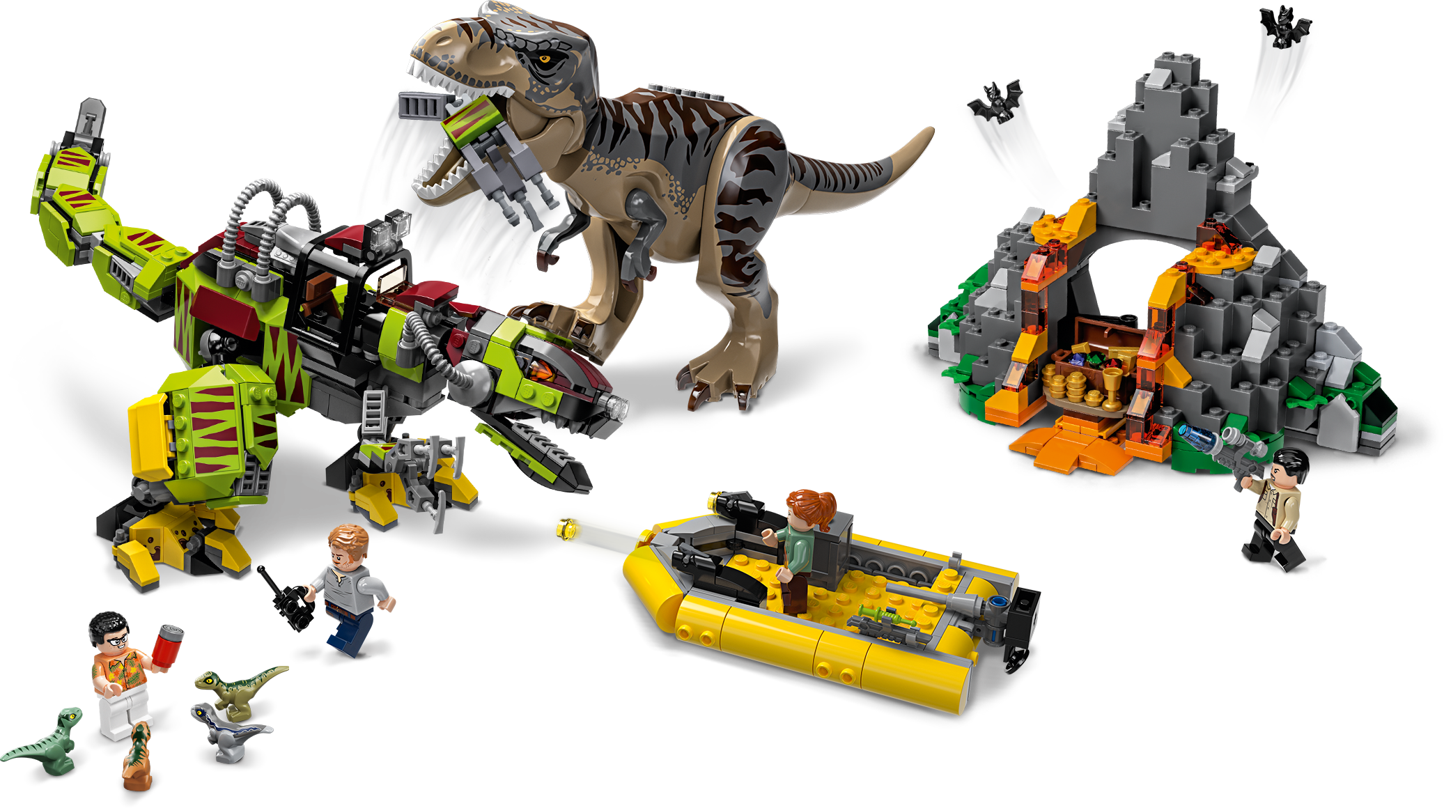 Lego 75938 Minifigures 4 Jurassic World Danny nedermeyer Vic Hoskins Claire Owen 