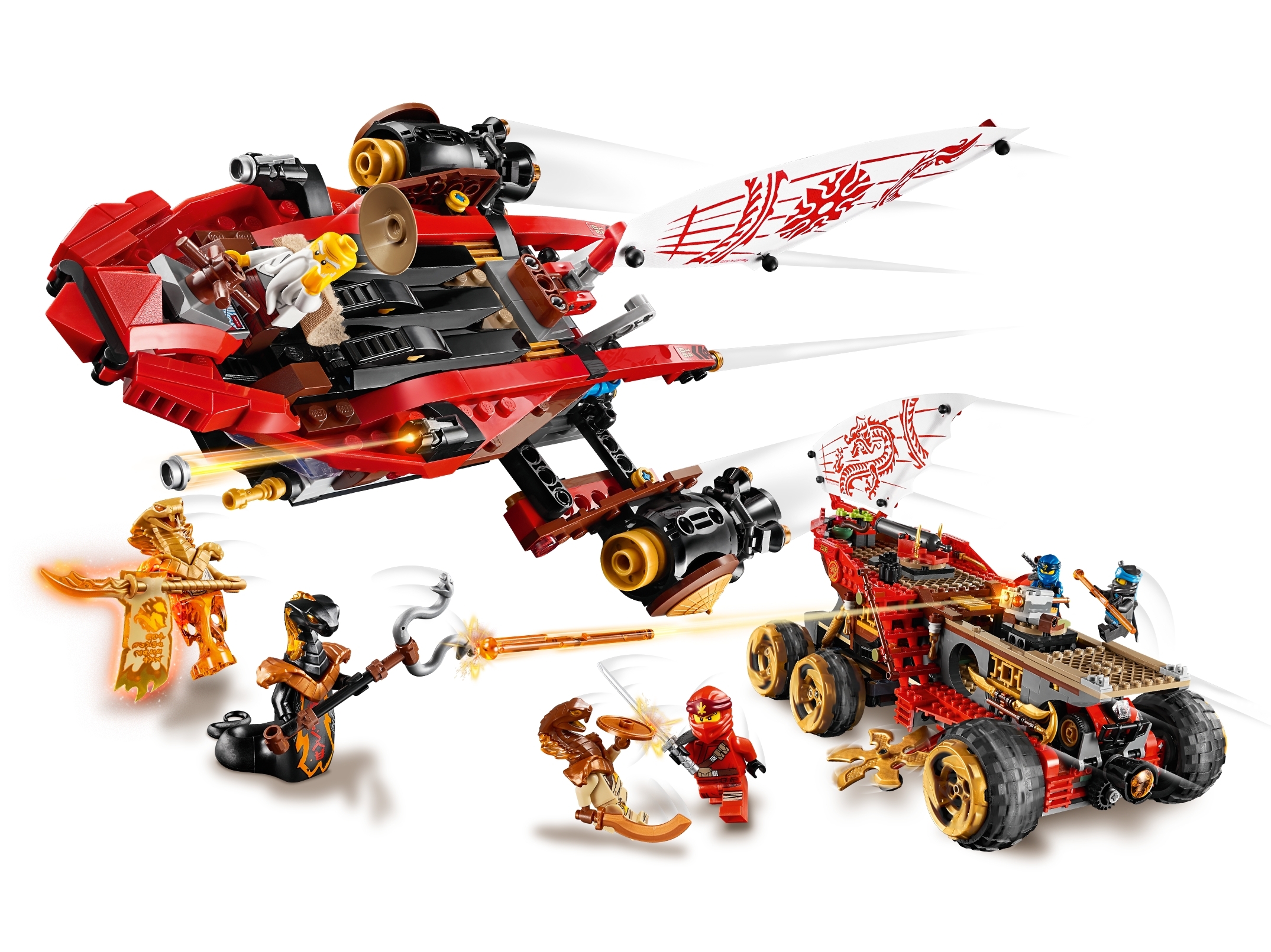 Lego Ninja Go Land Bounty 70677 