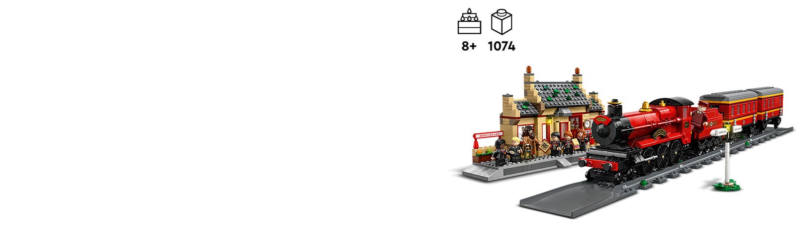 LEGO Harry Potter 76423 pas cher, Le Poudlard Express et la gare
