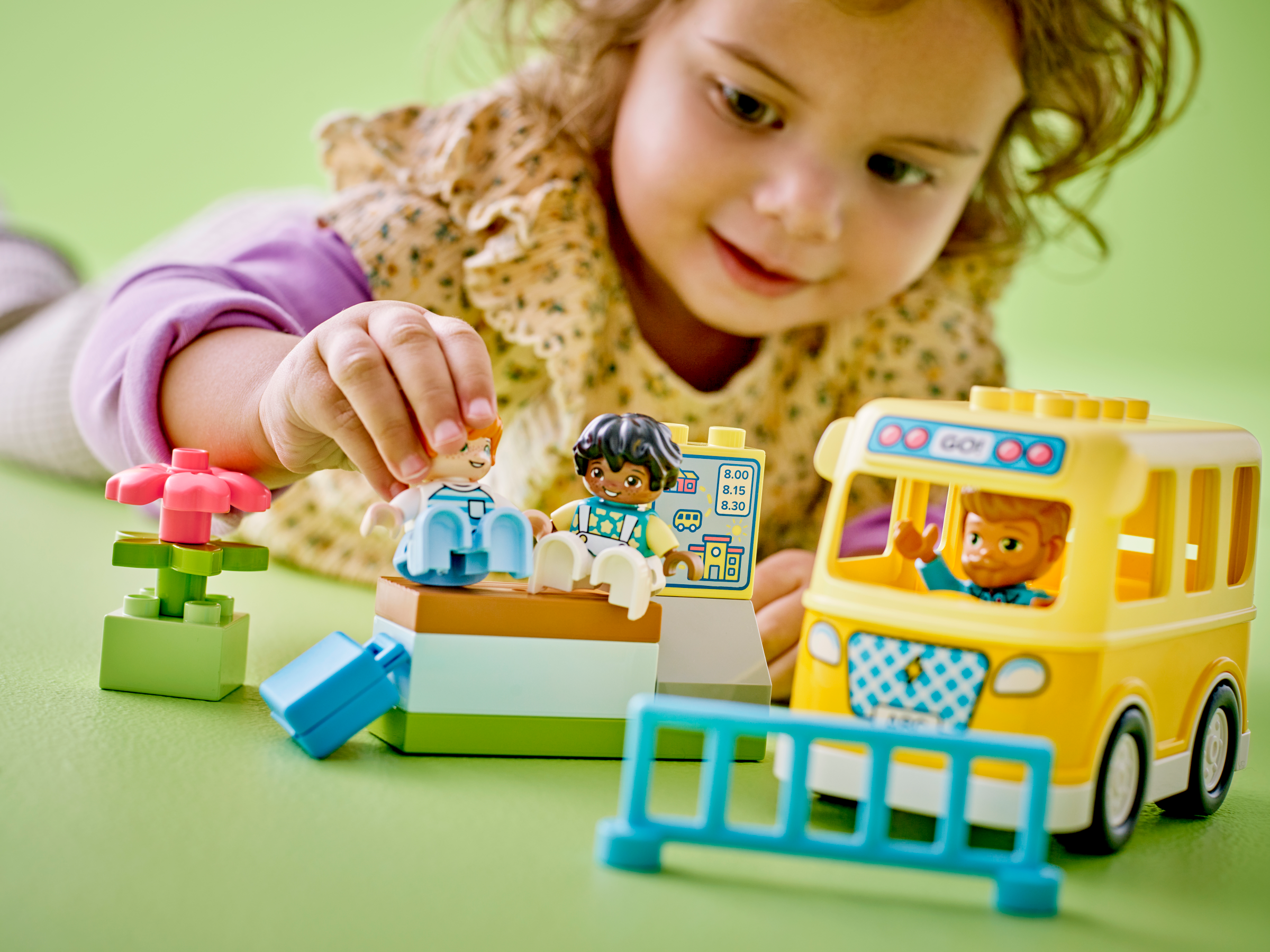 LEGO DUPLO Town Bus Ride 10988 - Juego educativo de construcción STEM para  niños en edad preescolar, niños y niñas a partir de 2 años, aprendizaje