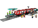 LEGO City 60423 Straßenbahn mit Haltestelle