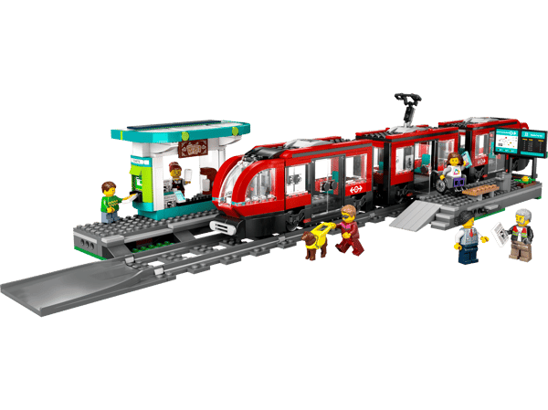 LEGO 60423 Le tramway et la station du centre-ville