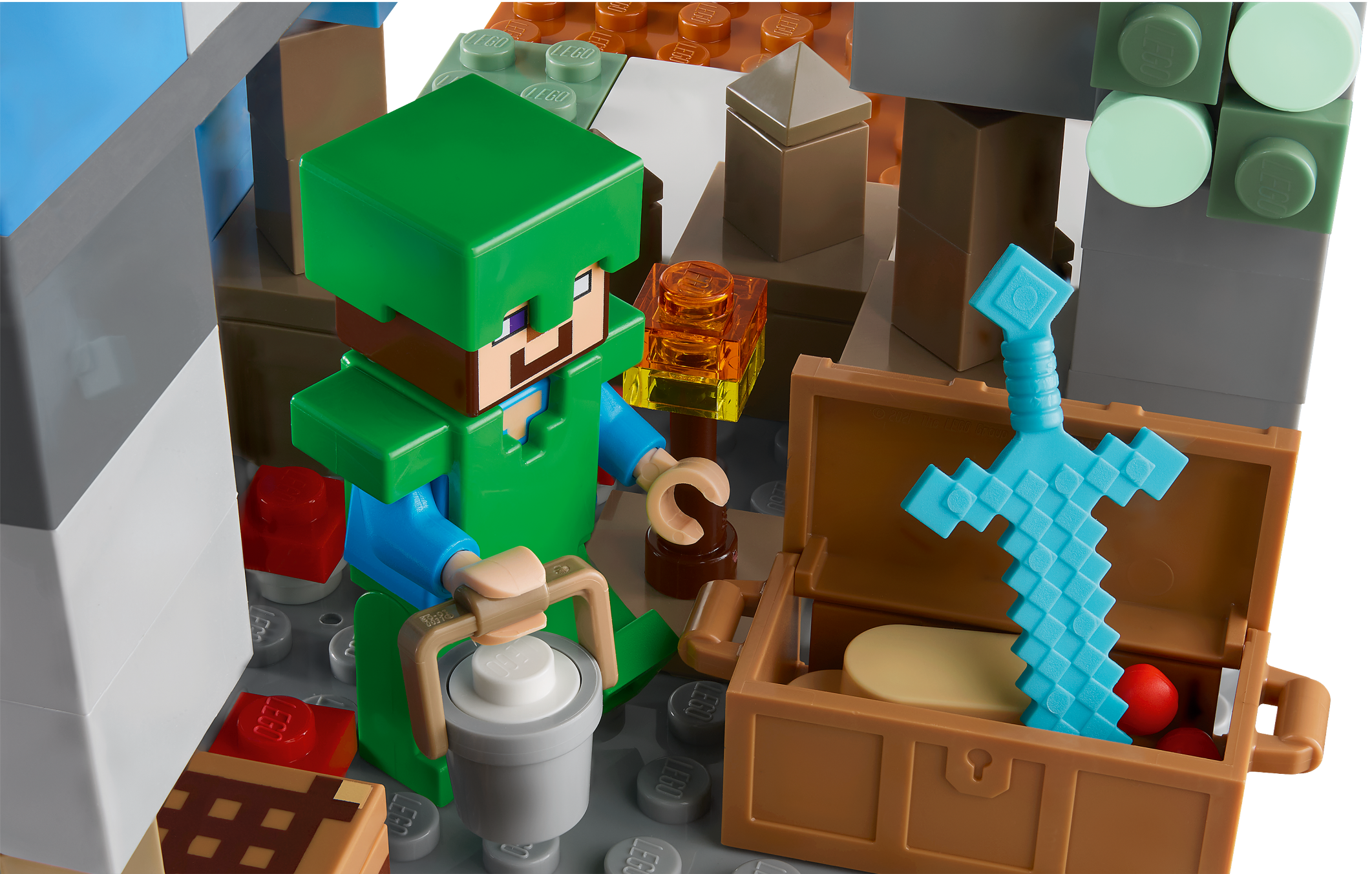 【S.Ｉ】 The Frozen Peaks 21243 | Minecraft® | Buy online at the Official