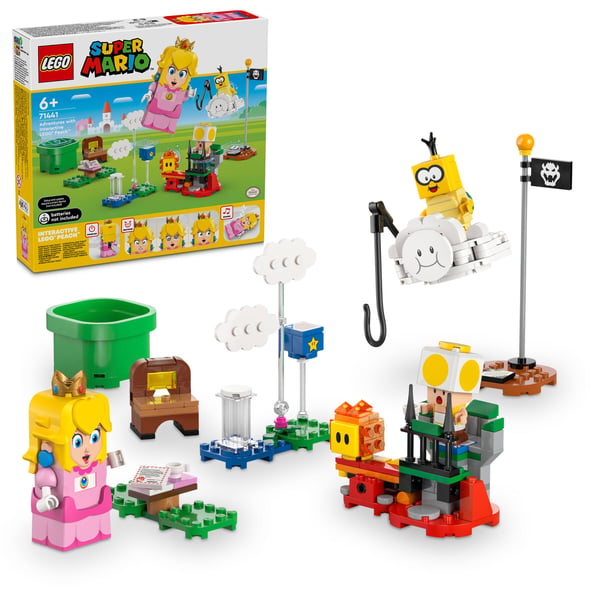 LEGO 71441 Les Aventures de LEGO® Peach™ interactive — visuel 2 sur 8