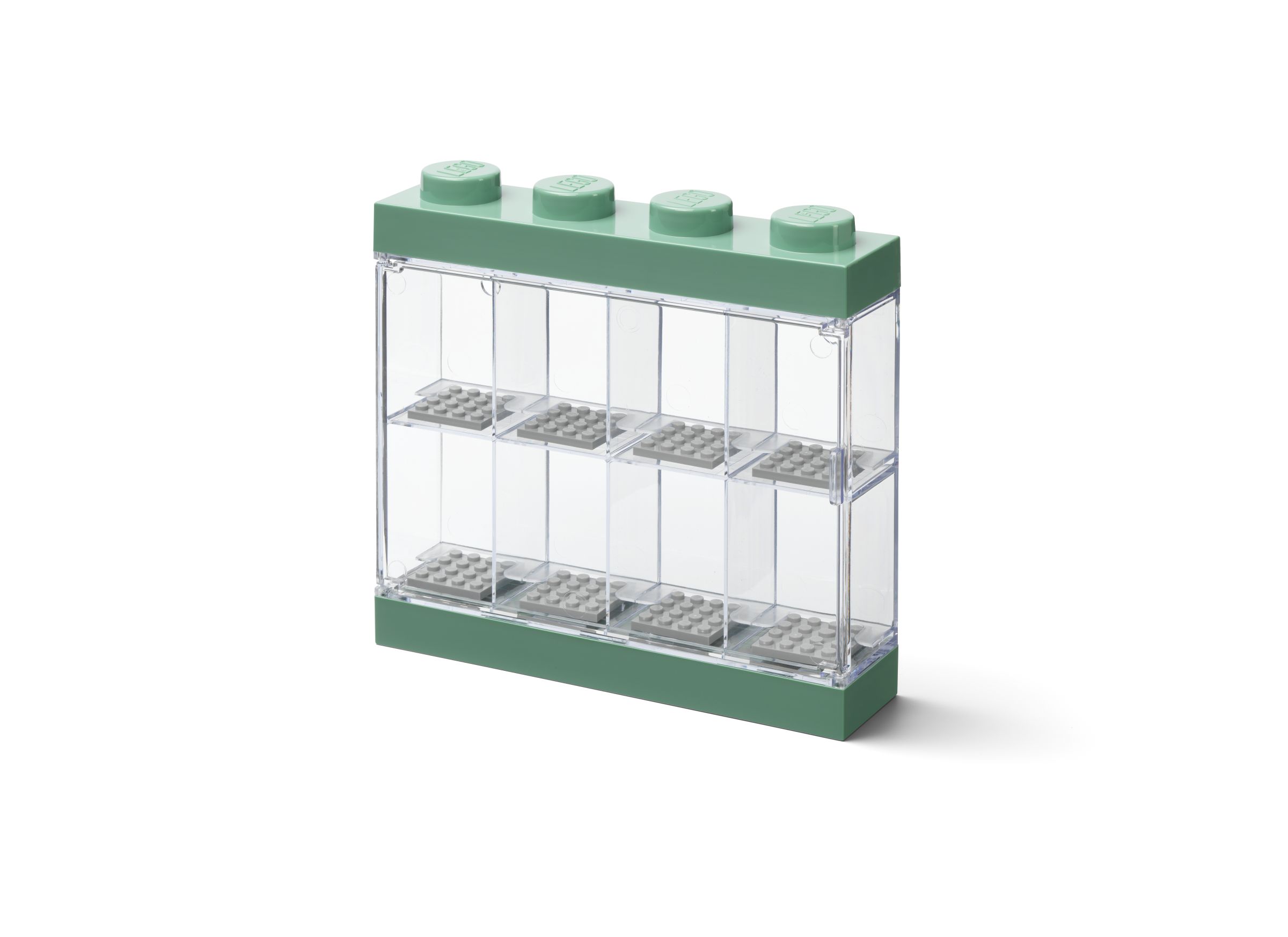 Minifigure Display Case 8 – Sand Green
