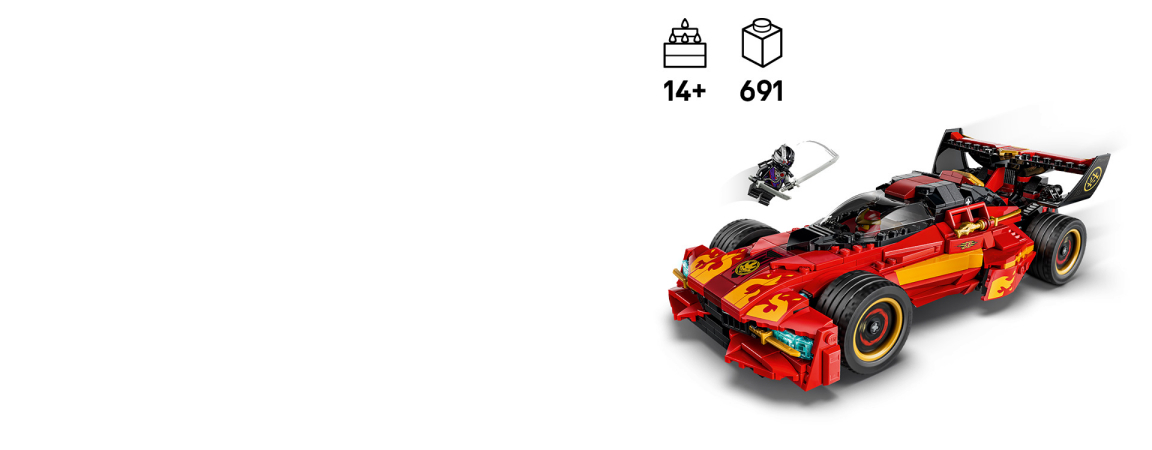 X-1 Ninja Charger 15th Anniversary 71867 | NINJAGO® | Buy online