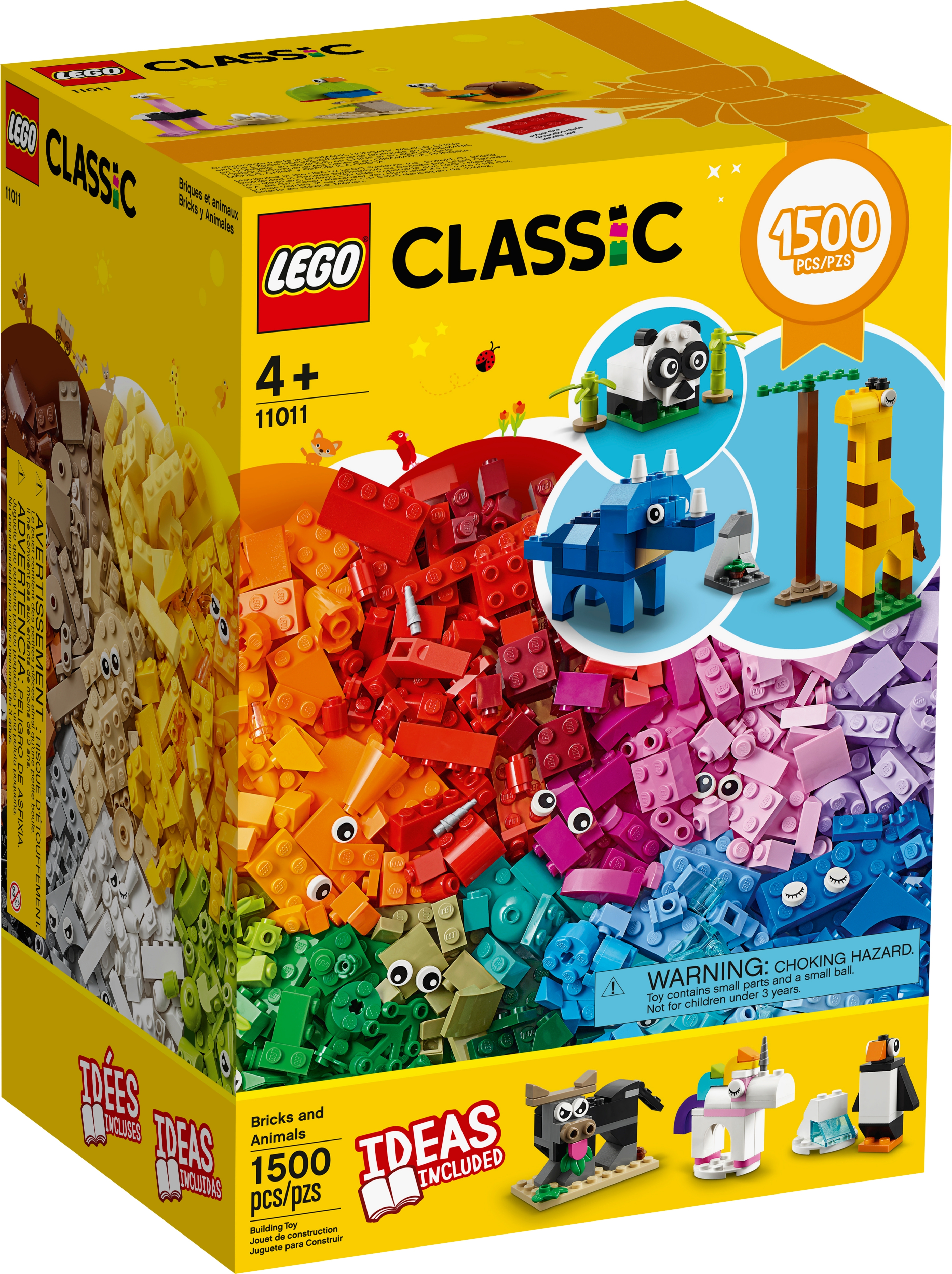 LEGO 11011 Classic BausteineSpass mit Tieren1500 Teile