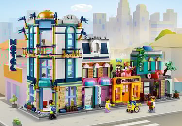 Lego Modular Construction Lego City Building Site Main Street