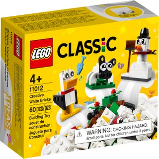 Waakzaamheid wasserette Beeldhouwwerk Creatieve witte stenen 11012 | Classic | Officiële LEGO® winkel NL