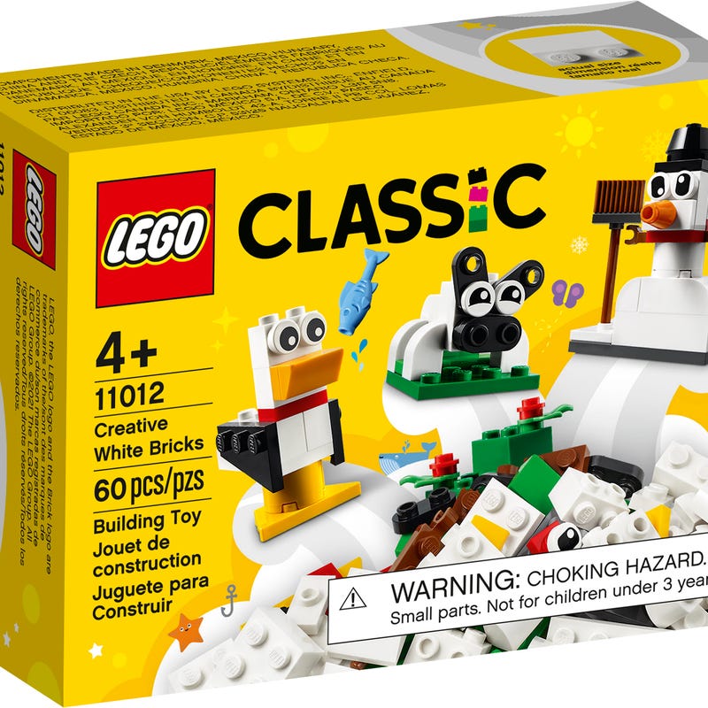 Ladrillos El Mundo Del Juguete Lego Ladrillos Creativos Blancos