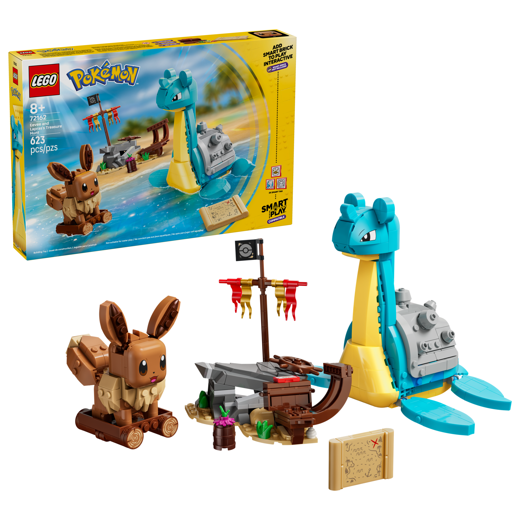 SMART Play™: Eevee and Lapras's Treasure Hunt 72162 | Pokémon