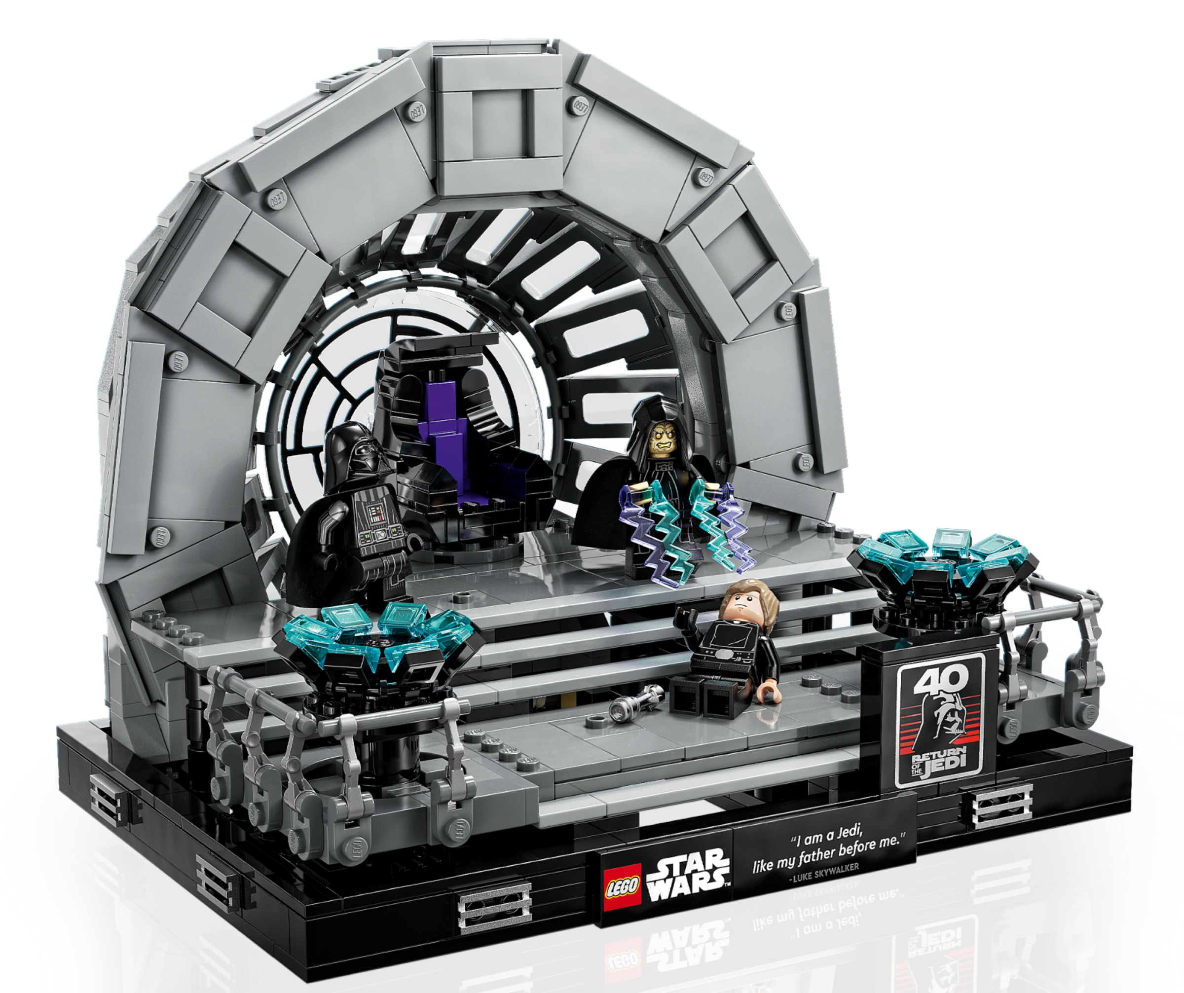 LEGO reveals two new Return of the Jedi Dioramas - 75352 Emperor's Throne  Room and 75353 Endor Speeder Chase - Jay's Brick Blog