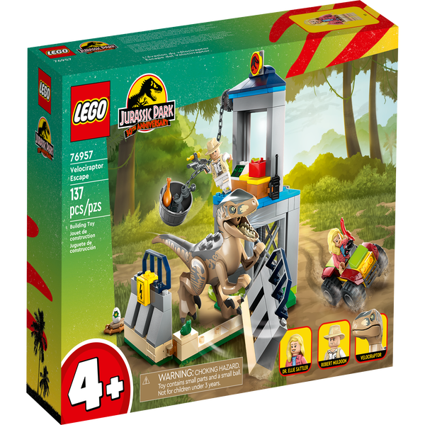 LEGO Jurassic World Blue and Beta Velociraptor Capture 76946 with Truck and  2 Dinosaur Toys for Kids, 2022 Dominion Movie Inspired Set 