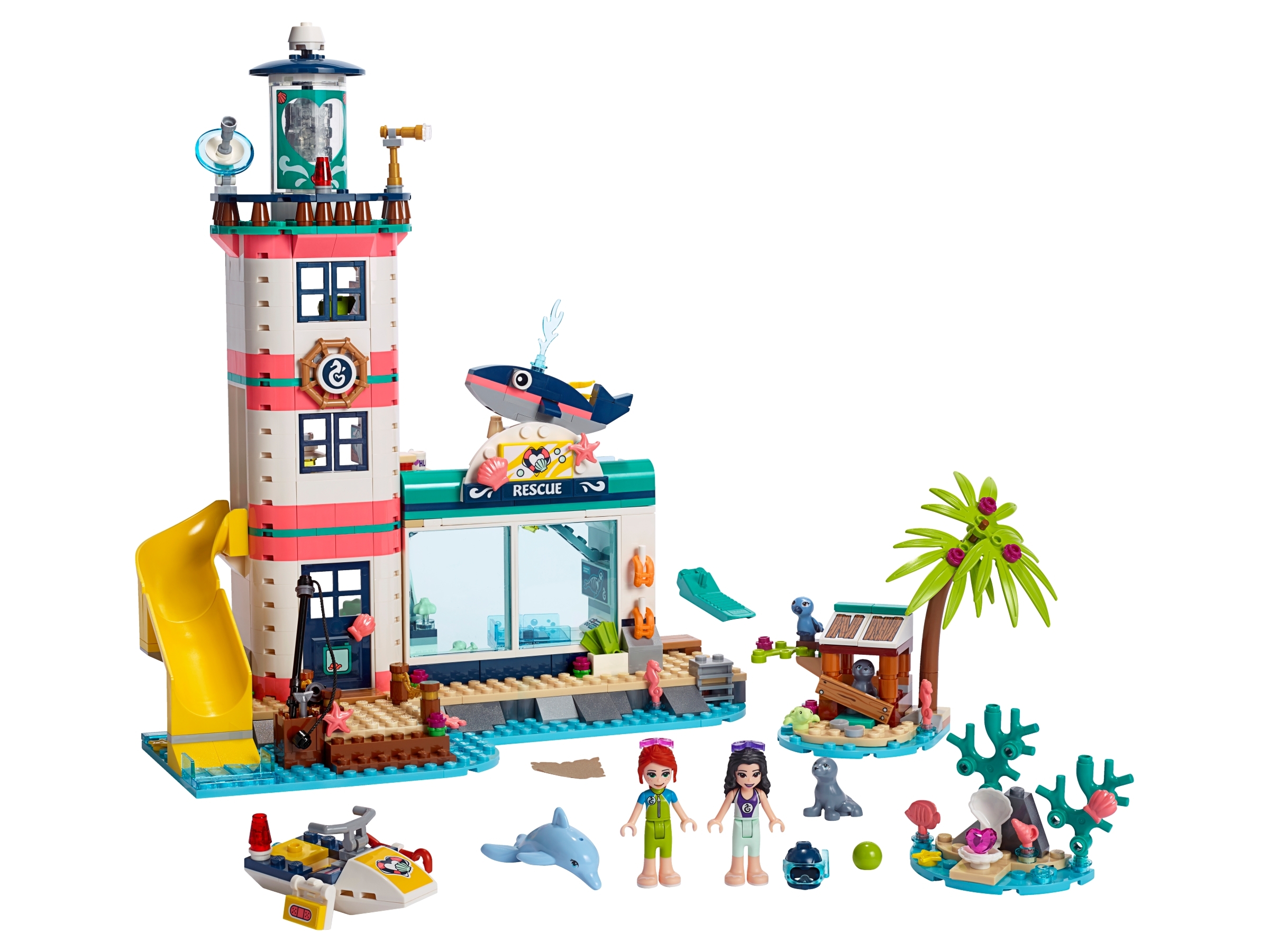 Lighthouse Rescue Center 41380 | Buy online at the LEGO® US