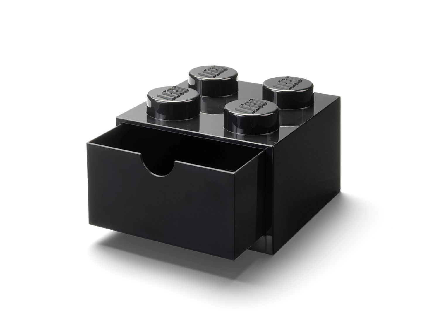 4-Stud Desk Drawer – Black