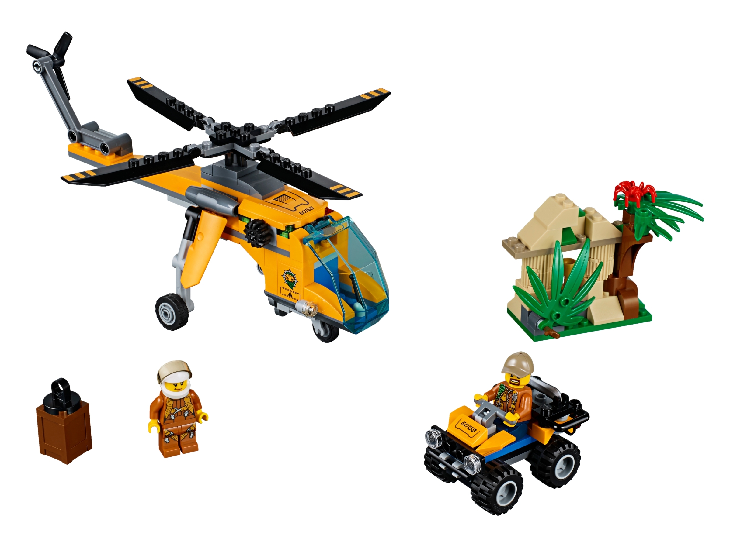 Jungle Cargo Helicopter 60158 | City 