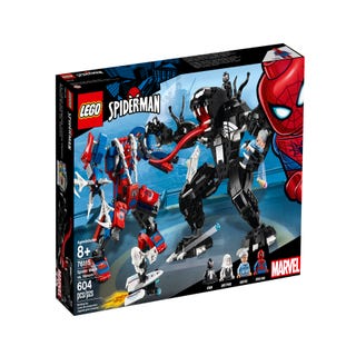Le robot de Spider-Man contre Venom