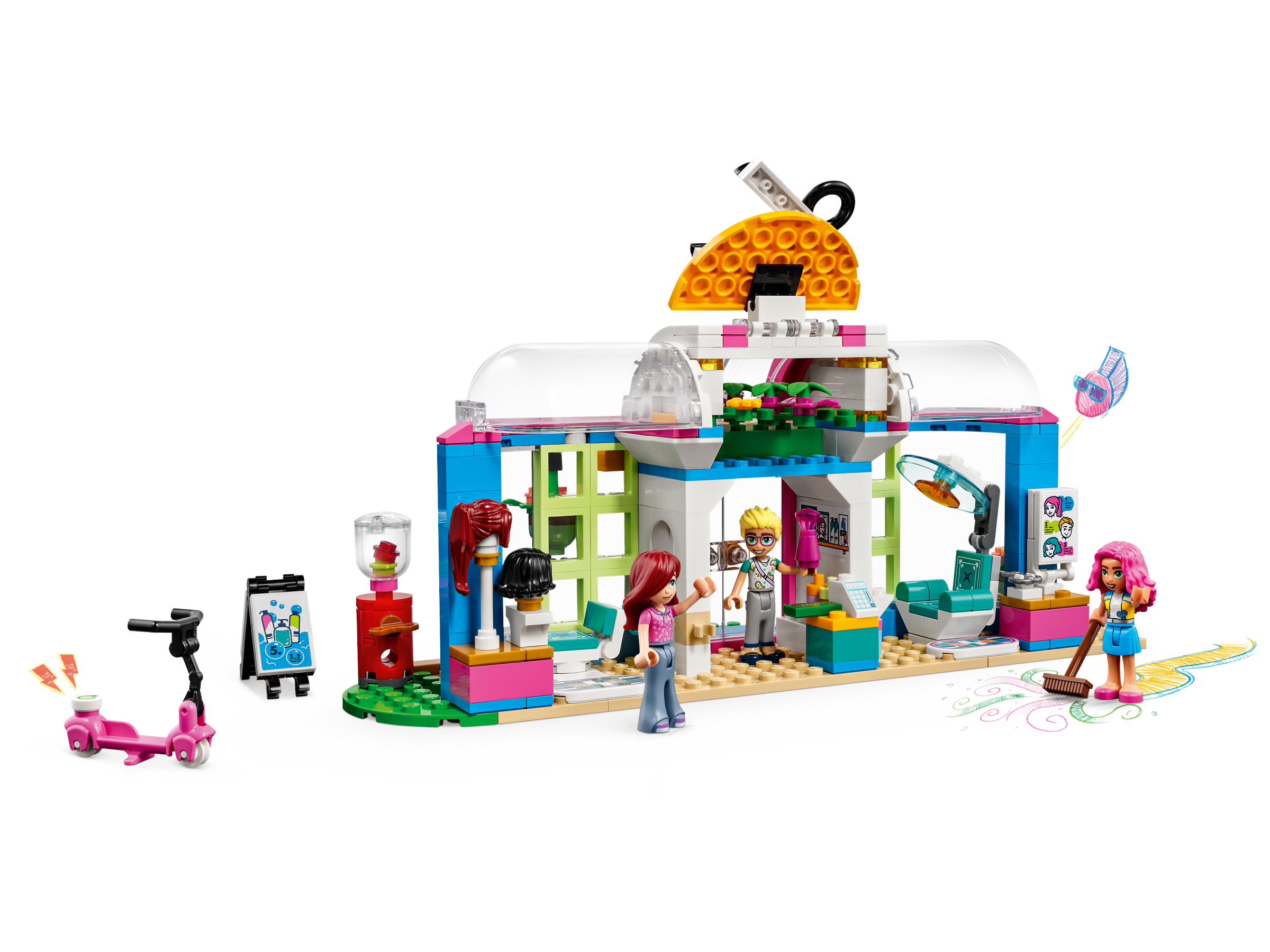 Hair Salon 41743 | Friends | Buy online at the Official LEGO® Shop IL