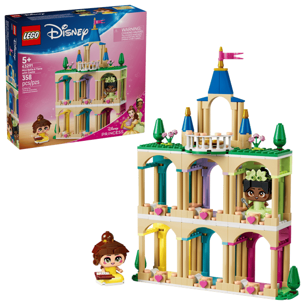 LEGO 43291 Belle et Tiana miniatures avec un château — visuel 2 sur 8