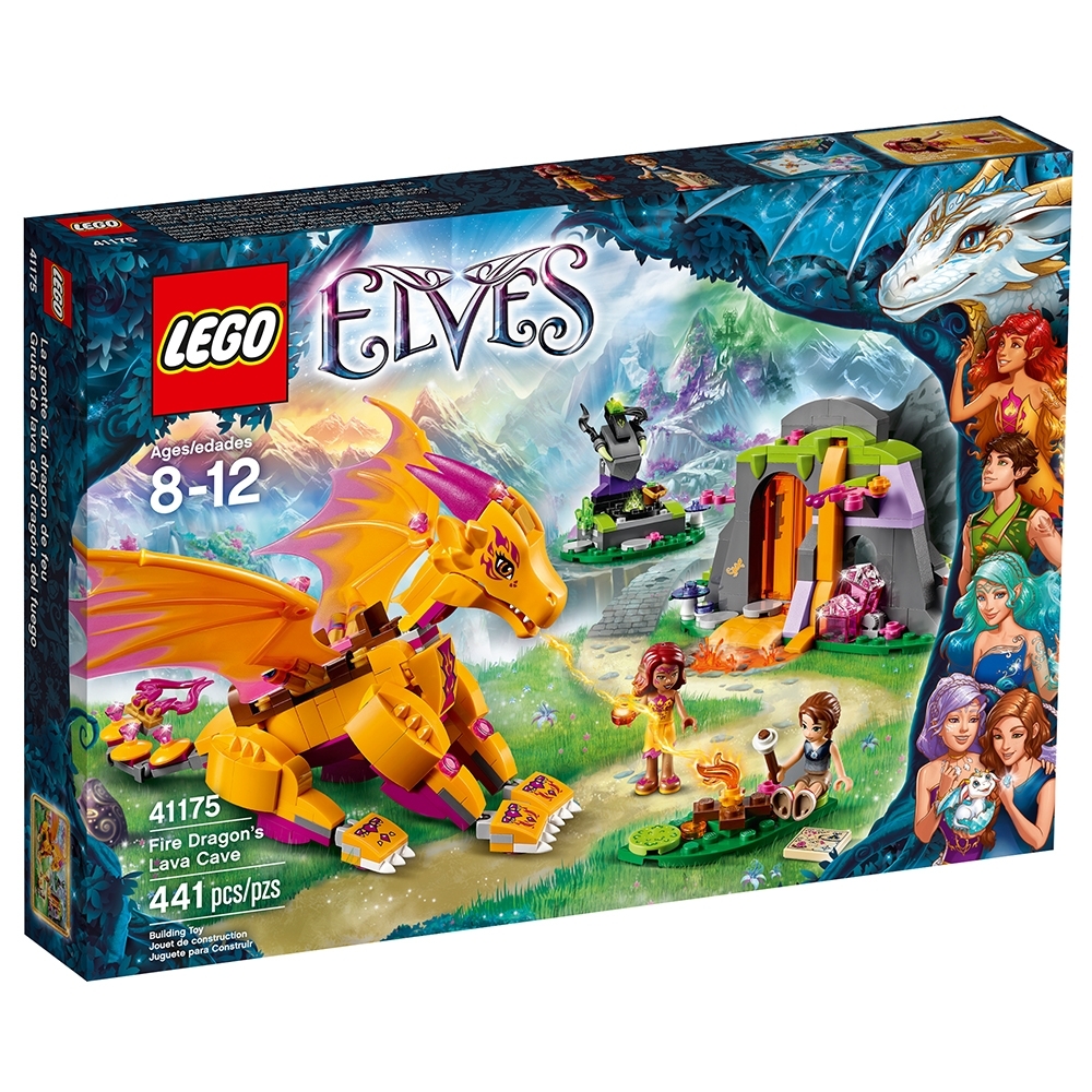 Zealot Forstyrret Anslået Fire Dragon's Lava Cave 41175 | Elves | Buy online at the Official LEGO®  Shop US