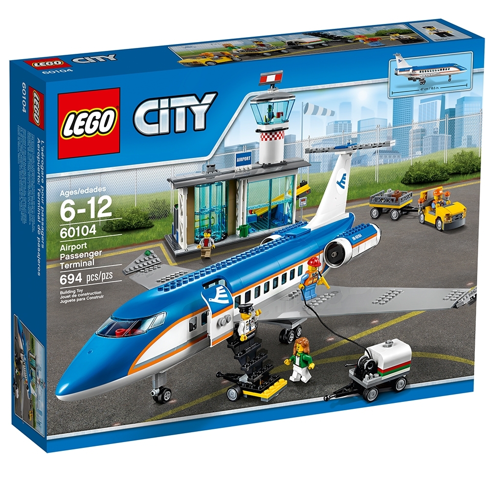 udeladt større gennemse Lufthavn – passagerterminal 60104 | City | Officiel LEGO® Shop DK