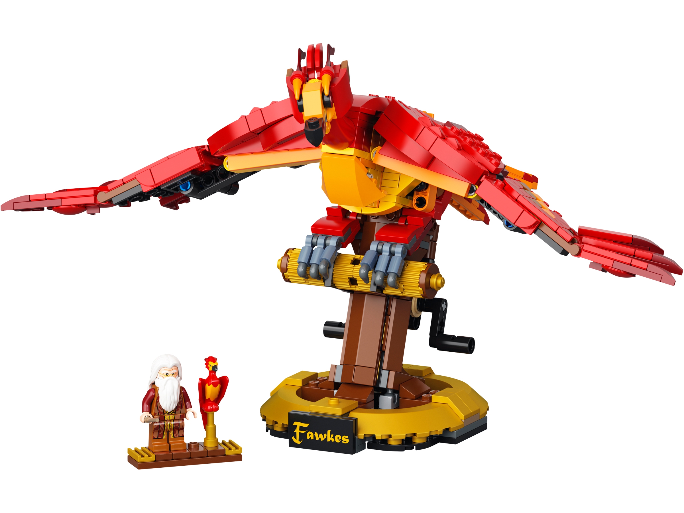 crush enhed Cyberplads Fawkes, Dumbledore's Phoenix 76394 | Harry Potter™ | Buy online at the  Official LEGO® Shop US