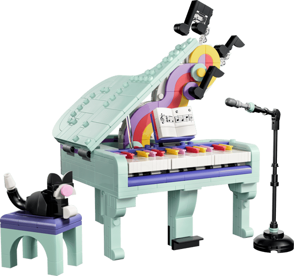 LEGO 31392 Décoration musicale : piano et chat