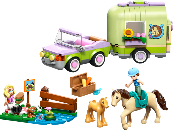 LEGO 42695 La remorque du cheval et du poulain