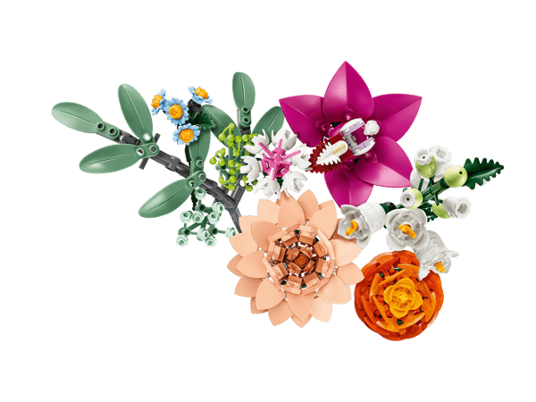 LEGO 10342 Le joli bouquet de fleurs roses — visuel 7 sur 8